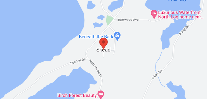 map of 4082 Skead Road